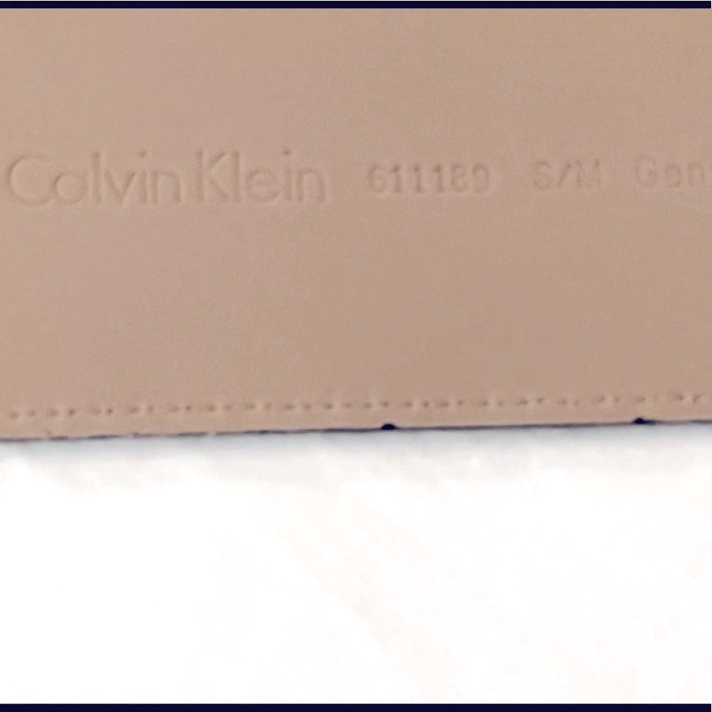 ⭐️ CALVIN KLEIN ⭐️ VINTAGE WAIST BELT GENUINE LEATHER SIZE SMALL - Picture 16 of 16